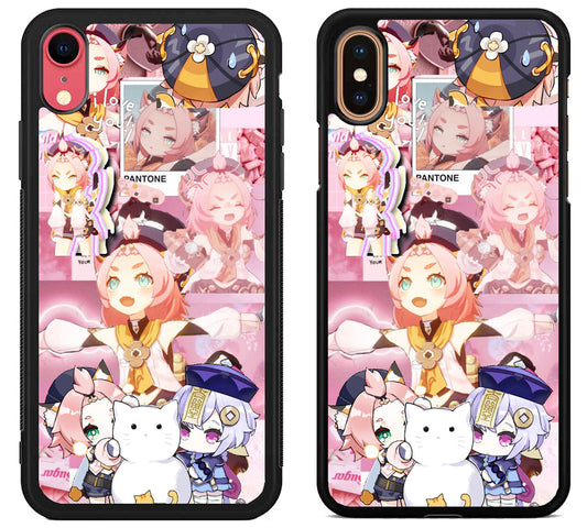 Diona Genshin Impact Collage iPhone X | Xs | Xr | Xs Max Case