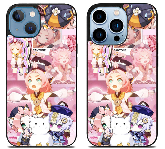 Diona Genshin Impact Collage iPhone 13 | 13 Mini | 13 Pro | 13 Pro Max Case