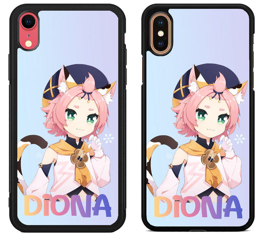 Diona Genshin Impact Cute iPhone X | Xs | Xr | Xs Max Case