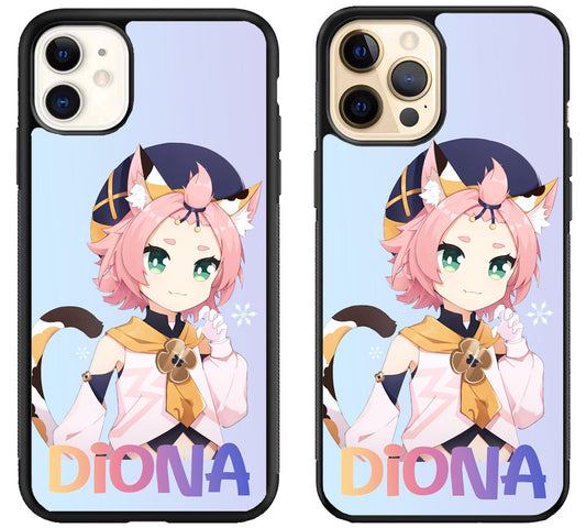 Diona Genshin Impact Cute iPhone 12 | 12 Mini | 12 Pro | 12 Pro Max Case