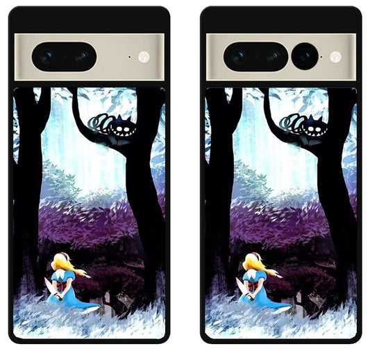 Disney Alice in Wonderland Background Google Pixel 7 | 7 Pro Case