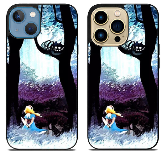 Disney Alice in Wonderland Background iPhone 14 | 14 Plus | 14 Pro | 14 Pro Max Case