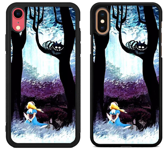 Disney Alice in Wonderland Background iPhone X | XS | XR | XS Max Case