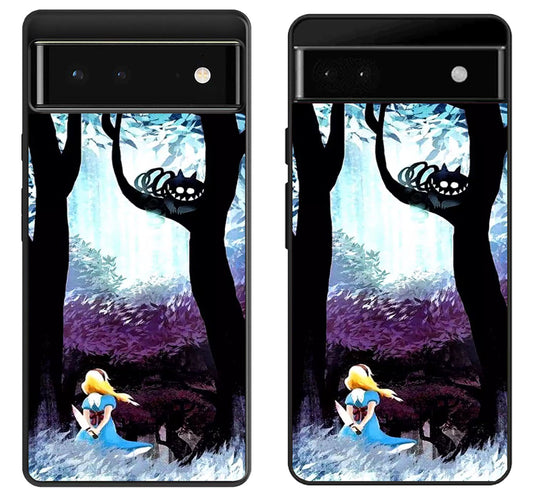 Disney Alice in Wonderland Background Google Pixel 6 | 6A | 6 Pro Case