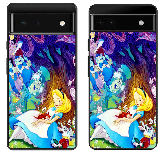 Disney Alice in Wonderland Google Pixel 6 | 6A | 6 Pro Case