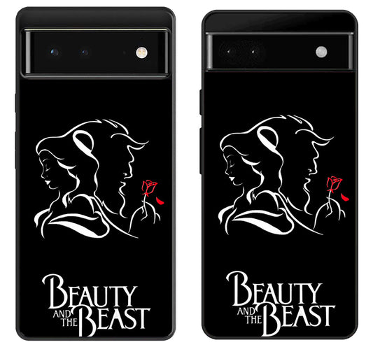 Disney Beauty And The Beast Black Google Pixel 6 | 6A | 6 Pro Case