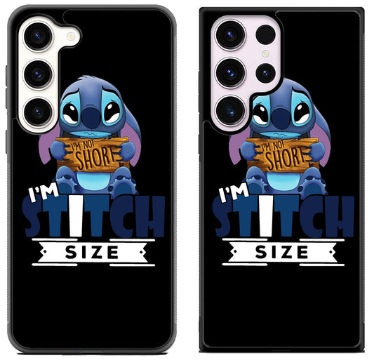 Disney Stitch Im Not Short Samsung Galaxy S23 | S23+ | S23 Ultra Case