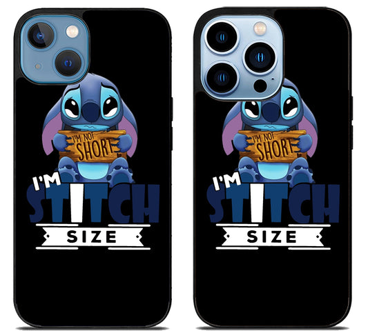 Disney Stitch Im Not Short iPhone 13 | 13 Mini | 13 Pro | 13 Pro Max Case