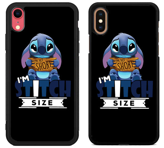Disney Stitch Im Not Short iPhone X | XS | XR | XS Max Case