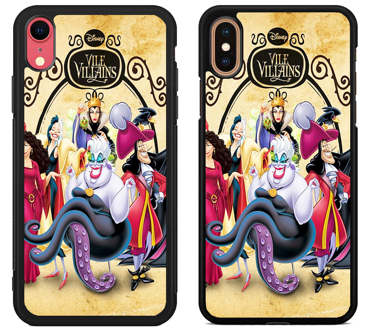 Disney Villains Background iPhone X | Xs | Xr | Xs Max Case