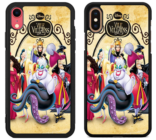 Disney Villains Background iPhone X | Xs | Xr | Xs Max Case