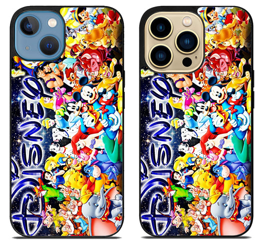 Disney all characters Wallpaper iPhone 14 | 14 Plus | 14 Pro | 14 Pro Max Case