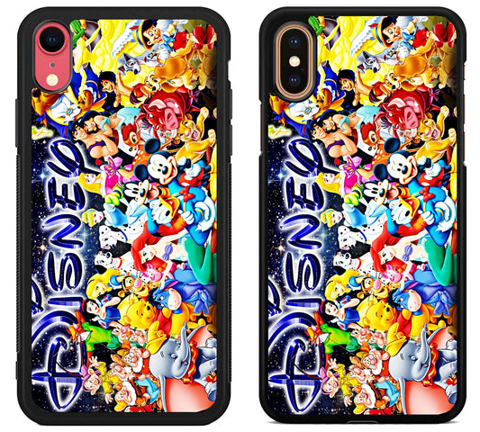 Disney all characters Wallpaper iPhone X | XS | XR | XS Max Case