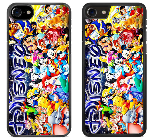 Disney all characters Wallpaper iPhone SE 2020 | iPhone SE 2022 Case
