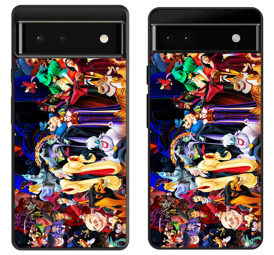 Disney villains All Character Google Pixel 6 | 6A | 6 Pro Case