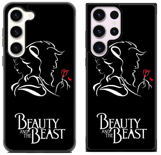 Disney Beauty And The Beast Black Samsung Galaxy S23 | S23+ | S23 Ultra Case