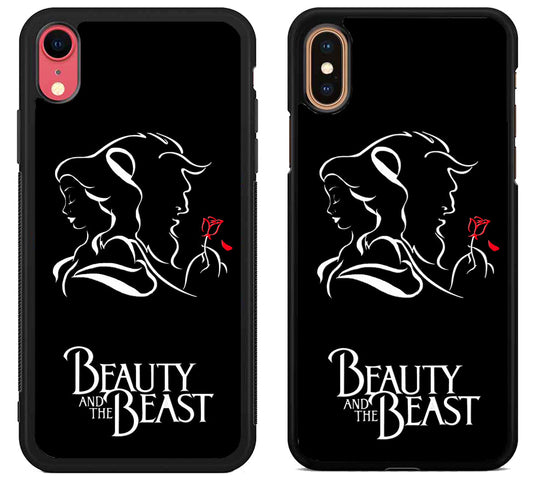 Disney Beauty And The Beast Black iPhone X | XS | XR | XS Max Case