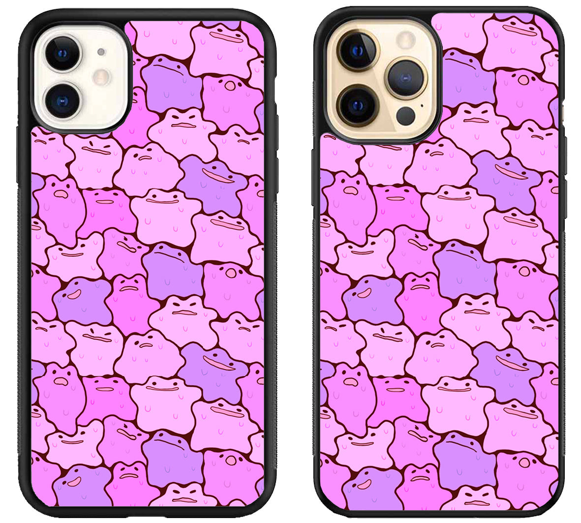 Ditto Pokemon Collage iPhone 12 | 12 Mini | 12 Pro | 12 Pro Max Case