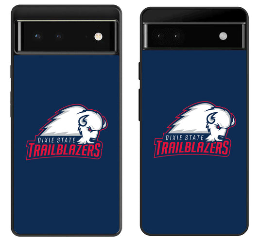 Dixie State Trailblazers Blue Google Pixel 6 | 6A | 6 Pro Case