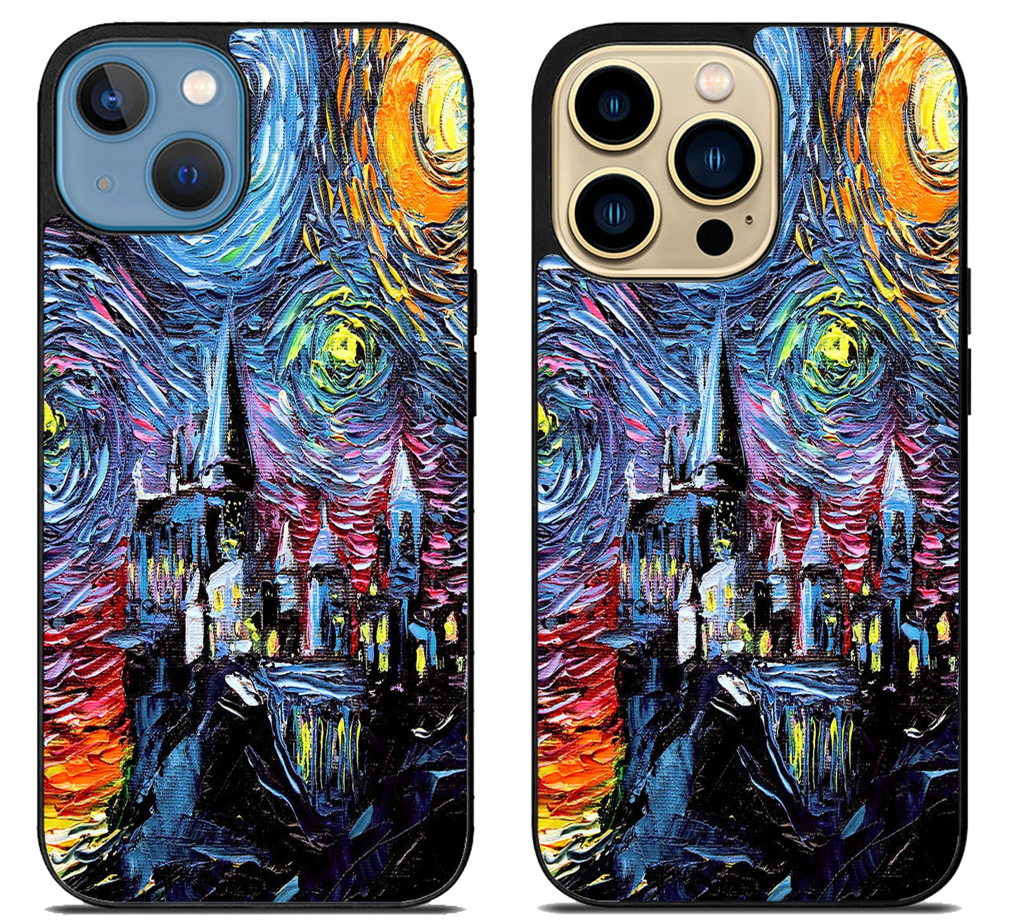 Doctor Who Tardis Van Gogh iPhone 14 | 14 Plus | 14 Pro | 14 Pro Max Case