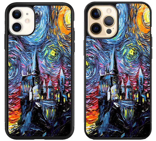 Doctor Who Tardis Van Gogh iPhone 12 | 12 Mini | 12 Pro | 12 Pro Max Case