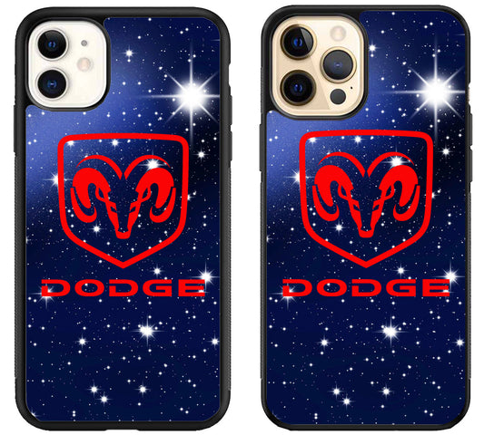 Dodge Logo Galaxy iPhone 12 | 12 Mini | 12 Pro | 12 Pro Max Case