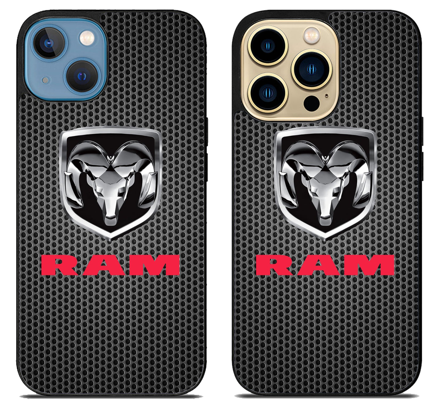 Dodge RAM Black Carbon iPhone 14 | 14 Plus | 14 Pro | 14 Pro Max Case