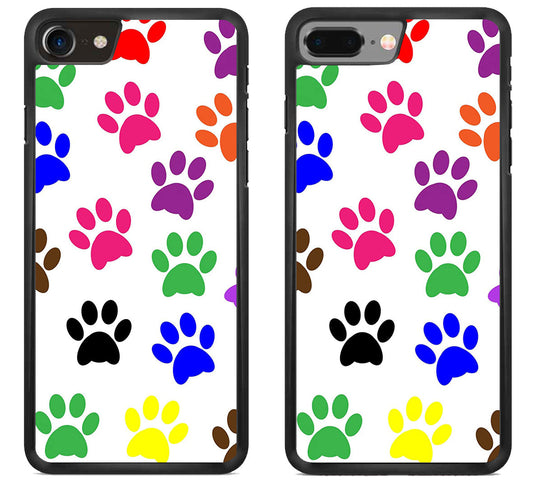 Dog Paw Colorfull iPhone 8 | iPhone 8 Plus Case
