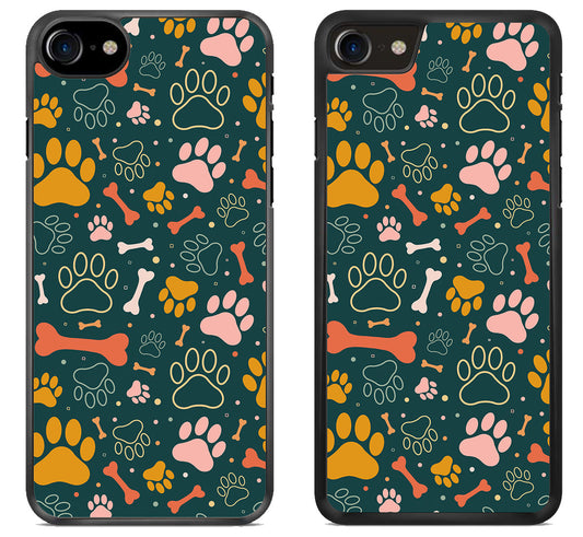 Dog Paw Pattern iPhone SE 2020 | iPhone SE 2022 Case