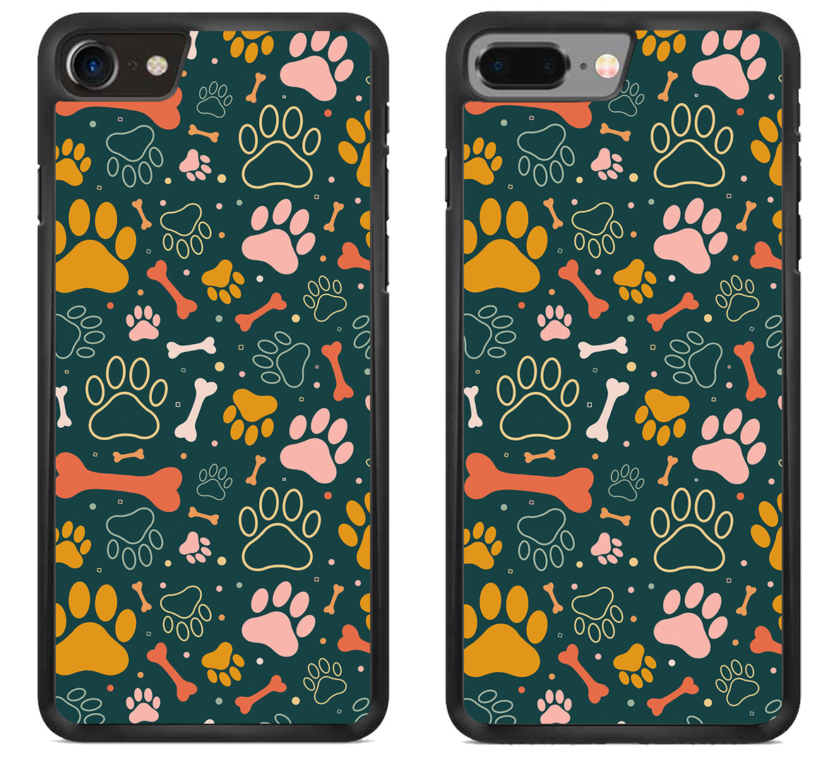 Dog Paw Pattern iPhone 8 | iPhone 8 Plus Case