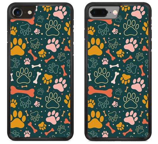 Dog Paw Pattern iPhone 8 | iPhone 8 Plus Case