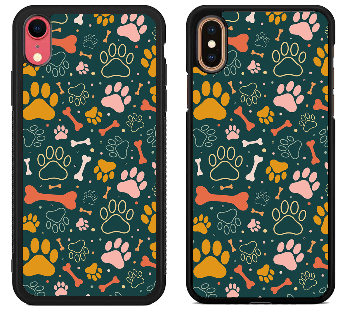 Dog Paw Pattern iPhone X | XS | XR | XS Max Case