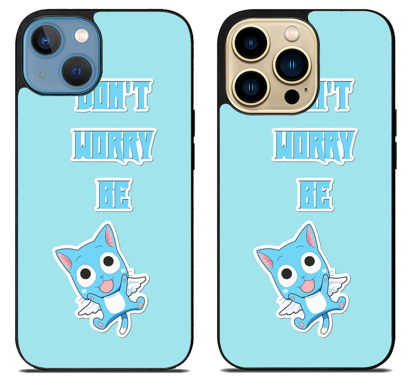 Dont Worry Be Happy Fairy Tail iPhone 14 | 14 Plus | 14 Pro | 14 Pro Max Case