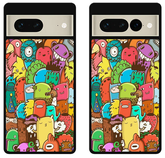 Doodle Art Google Pixel 7 | 7 Pro Case
