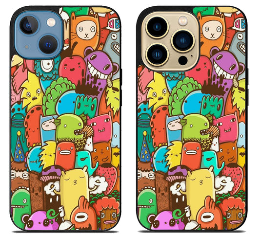 Doodle Art iPhone 14 | 14 Plus | 14 Pro | 14 Pro Max Case