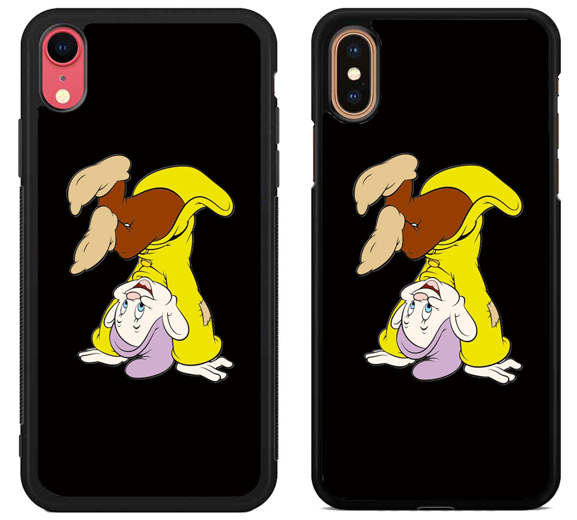 Dopey Snow White Black iPhone X | Xs | Xr | Xs Max Case