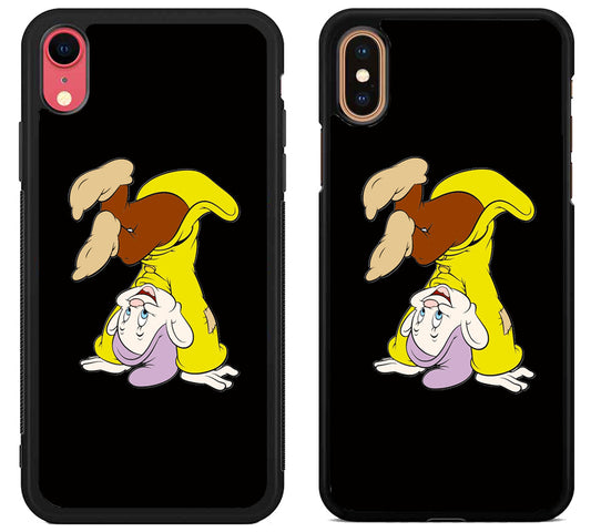 Dopey Snow White Black iPhone X | Xs | Xr | Xs Max Case