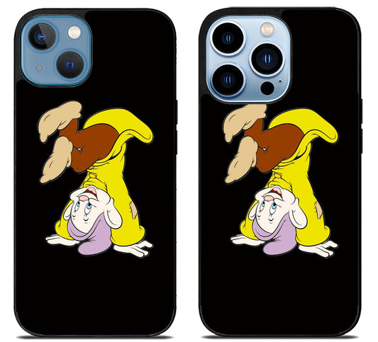 Dopey Snow White Black iPhone 13 | 13 Mini | 13 Pro | 13 Pro Max Case