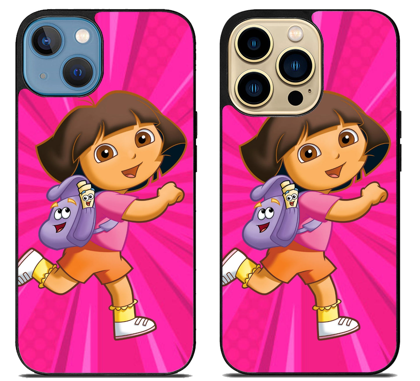 Dora the Explorer Cute iPhone 14 | 14 Plus | 14 Pro | 14 Pro Max Case