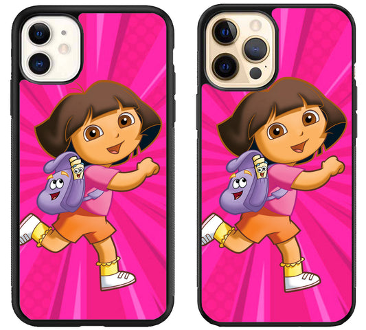 Dora the Explorer Cute iPhone 12 | 12 Mini | 12 Pro | 12 Pro Max Case