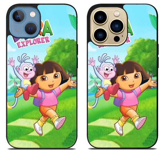 Dora the Explorer Wallpaper iPhone 14 | 14 Plus | 14 Pro | 14 Pro Max Case