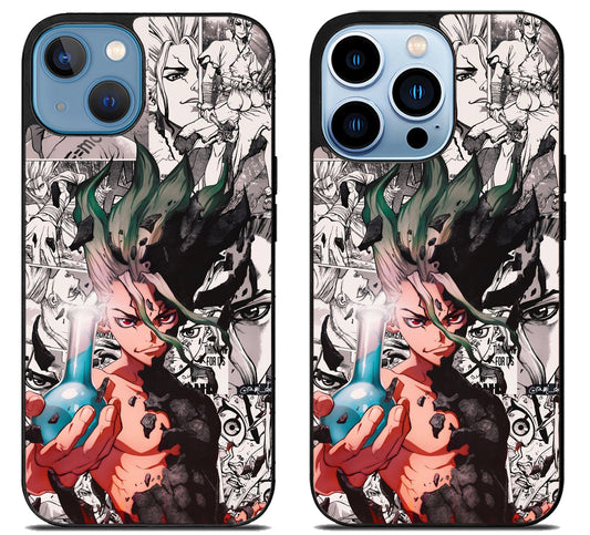Dr Stone Collage iPhone 13 | 13 Mini | 13 Pro | 13 Pro Max Case
