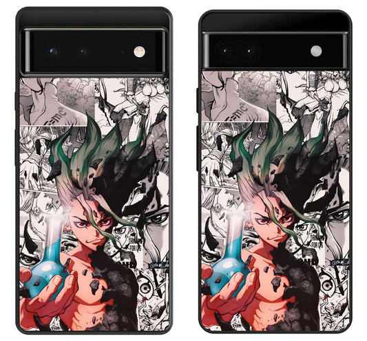 Dr Stone Collage Google Pixel 6 | 6A | 6 Pro Case