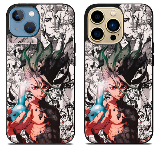 Dr Stone Collage iPhone 14 | 14 Plus | 14 Pro | 14 Pro Max Case