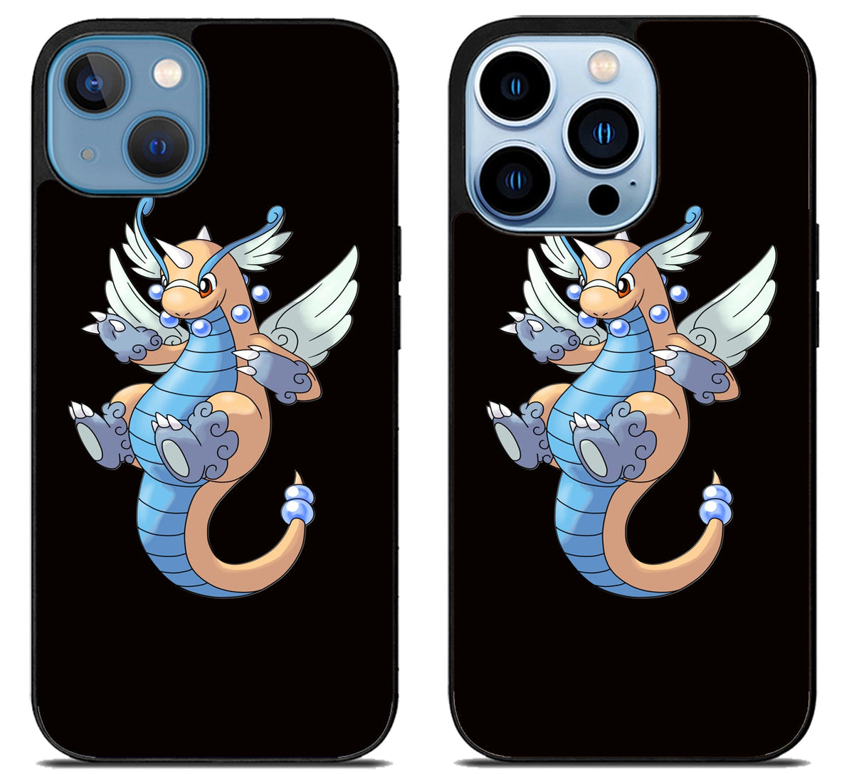 Dragonite Pokemon Black iPhone 13 | 13 Mini | 13 Pro | 13 Pro Max Case