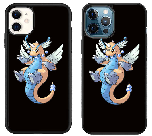 Dragonite Pokemon Black iPhone 11 | 11 Pro | 11 Pro Max Case