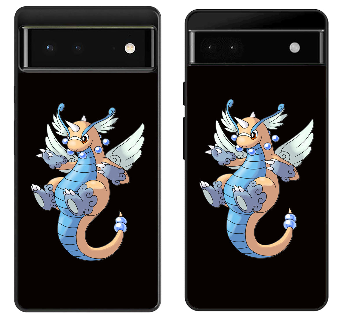 Dragonite Pokemon Black Google Pixel 6 | 6A | 6 Pro Case