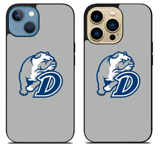 Drake Bulldogs Logo iPhone 14 | 14 Plus | 14 Pro | 14 Pro Max Case