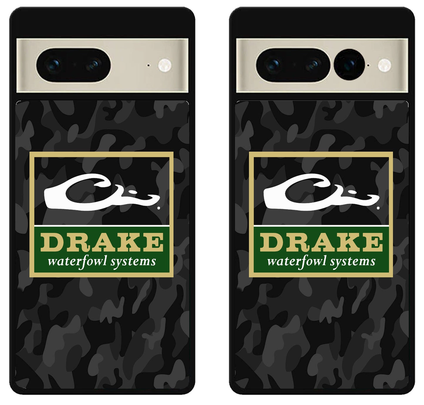 Drake Waterfowl Black Camo Google Pixel 7 | 7 Pro Case