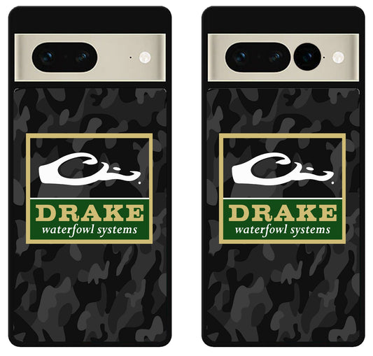 Drake Waterfowl Black Camo Google Pixel 7 | 7 Pro Case
